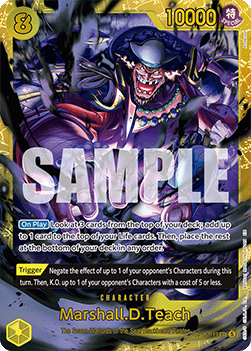 Marshall.D.Teach (OP16-119) [V1 · Secret Rare]