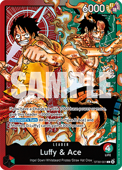 Luffy & Ace (ST30-001) [V1 · Leader]