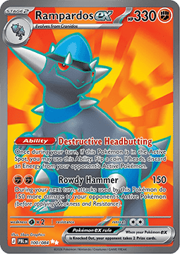 Rampardos ex [Pitch Black] (PBL-100)