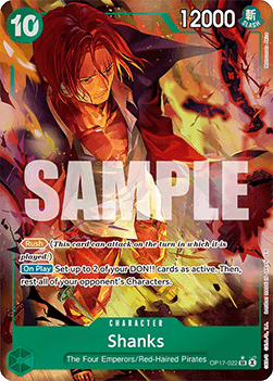 Shanks [The World’s Strongest Warriors] (OP17-022)