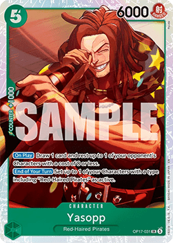 Yasopp [The World’s Strongest Warriors] (OP17-031)